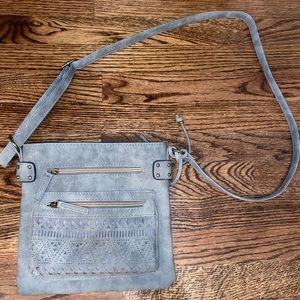 Soft Gray Crossbody Purse